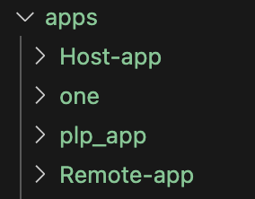 app names